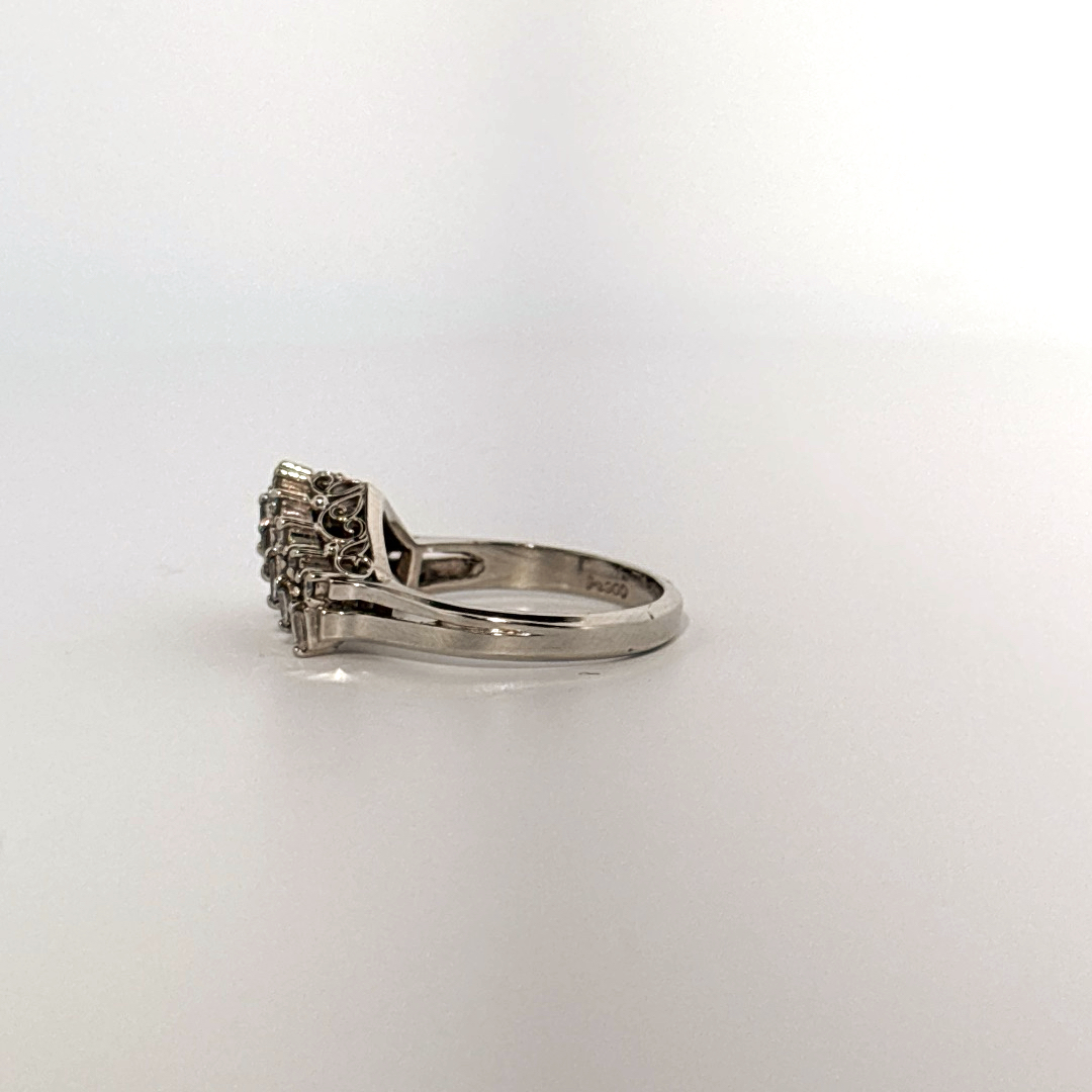 Natural Diamonds (0.51 CTW), Size 5.75, Platinum 900