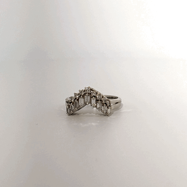Natural Diamonds (0.51 CTW), Size 5.75, Platinum 900