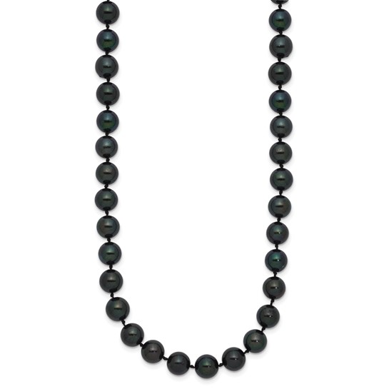 Black Saltwater Akoya Pearl(7-8mm)16"