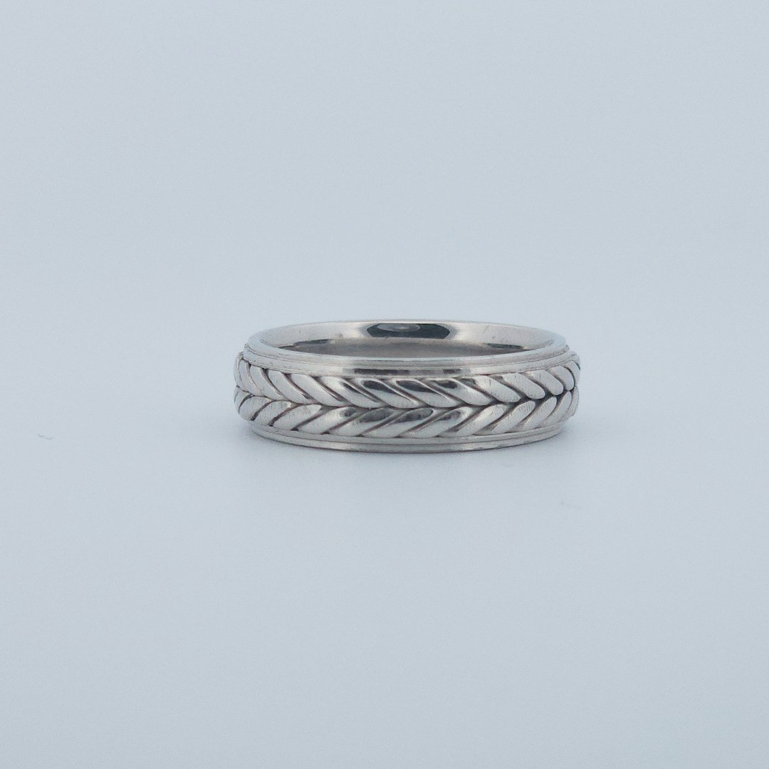 Men Wedding Band, Palladium (8.80 Grams)