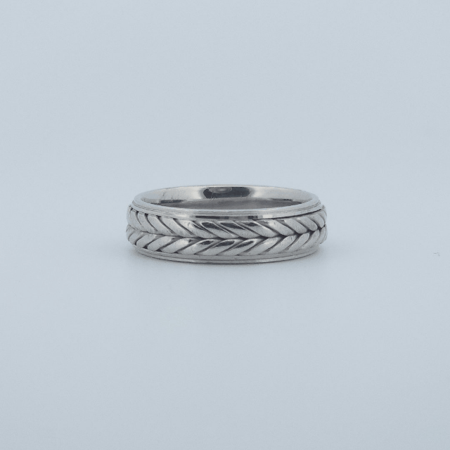 Men Wedding Band, Palladium (8.80 Grams)