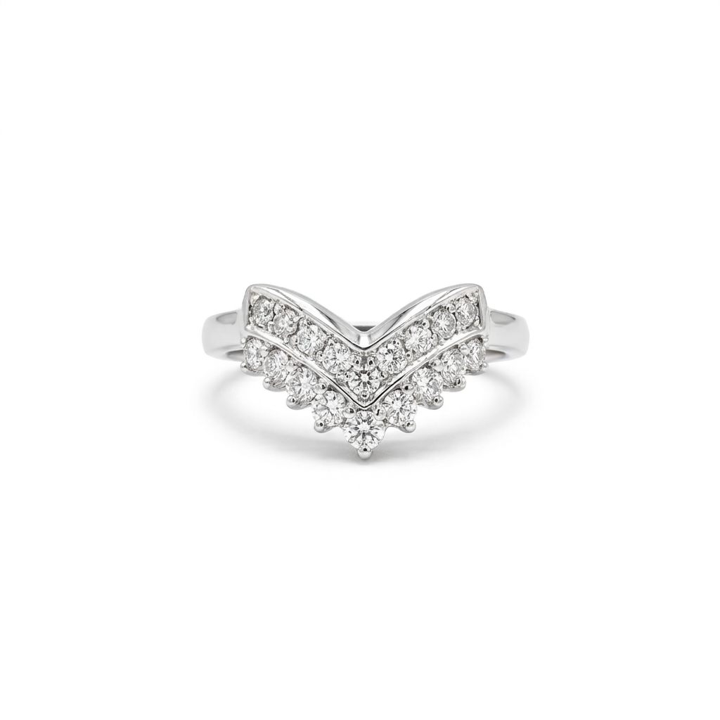 Natural Diamonds (0.51 CTW), Size 5.75, Platinum 900