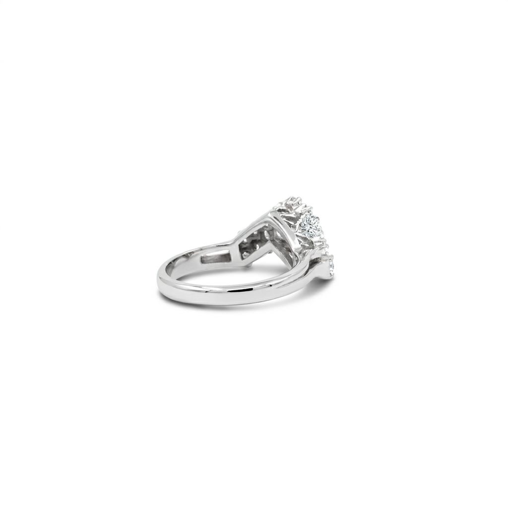 Natural Diamonds (0.51 CTW), Size 5.75, Platinum 900