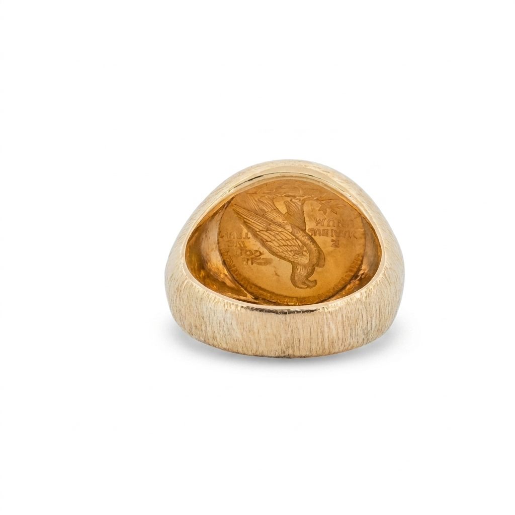 1915 $2.50 Liberty Coin Ring 17 Grams