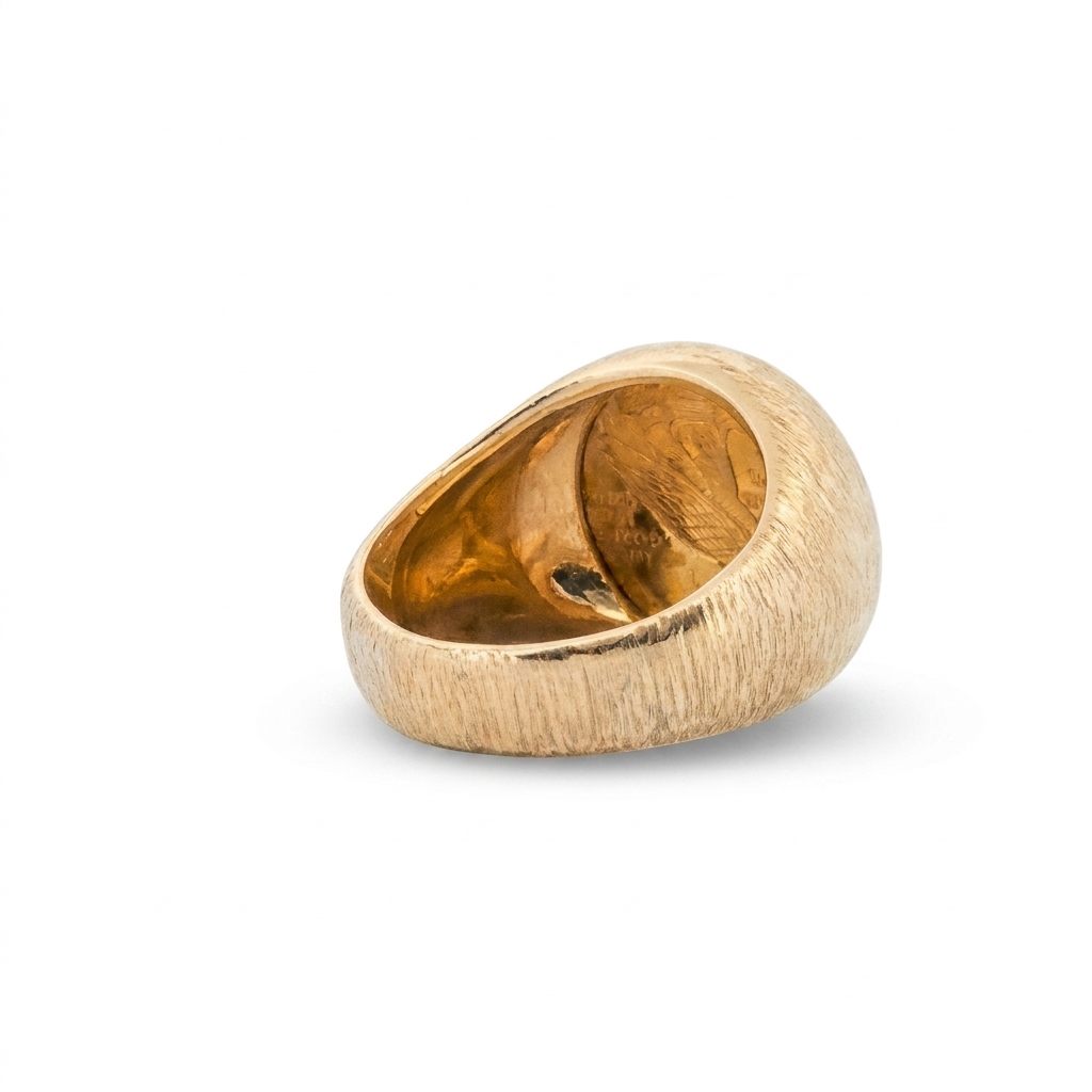 1915 $2.50 Liberty Coin Ring 17 Grams