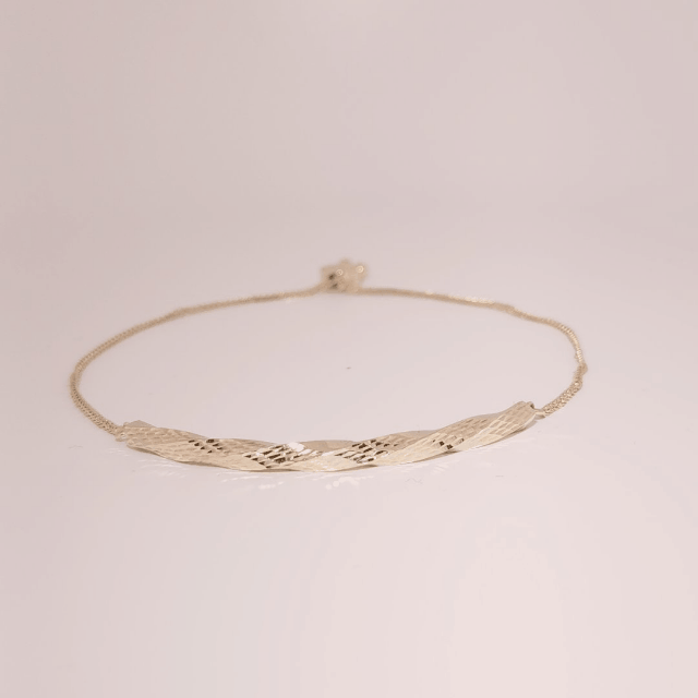 Unisex Fancy Italian Solid Bracelet, 14K Yellow Gold