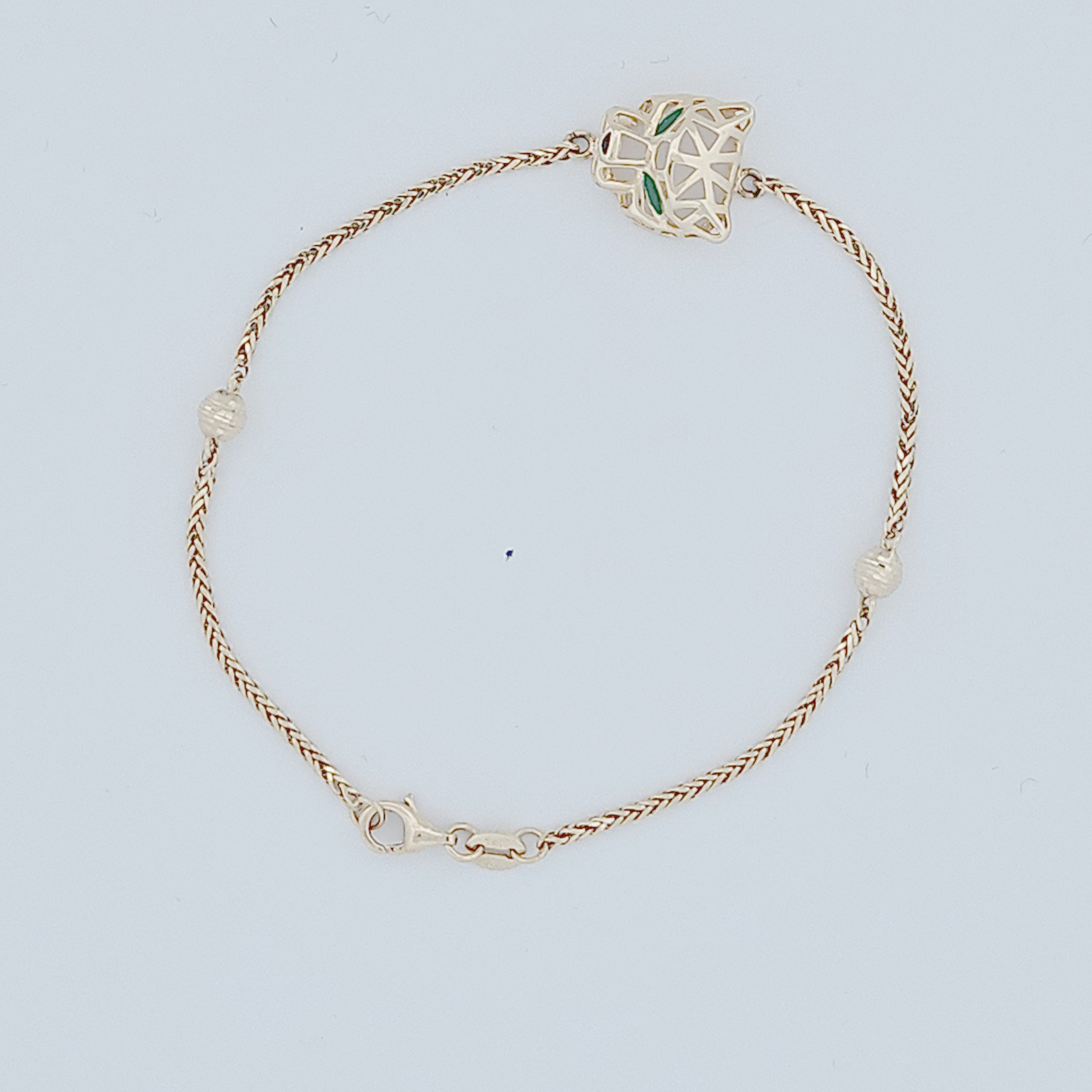 Unisex Fancy Italian Solid Bracelet, 14K Yellow Gold
