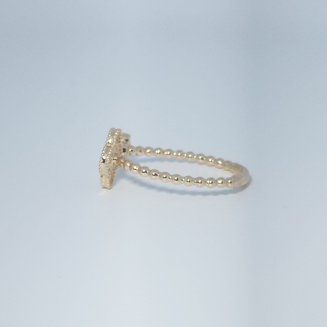 Clover Style, Fashion Ring, Natural Diamonds(1/5 CTW) GH/I1