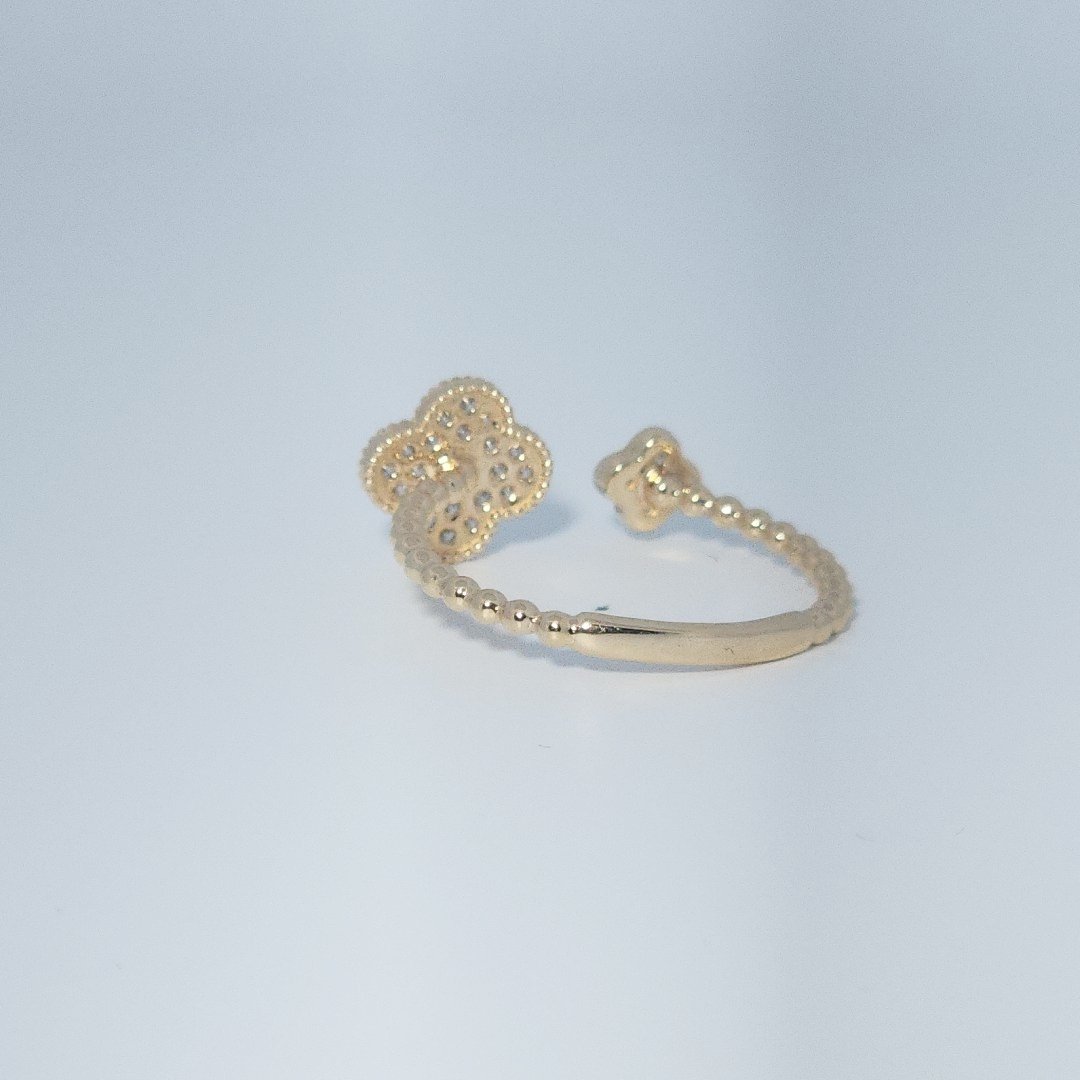 Clover Style, Fashion Ring, Natural Diamonds(1/5 CTW) GH/I1