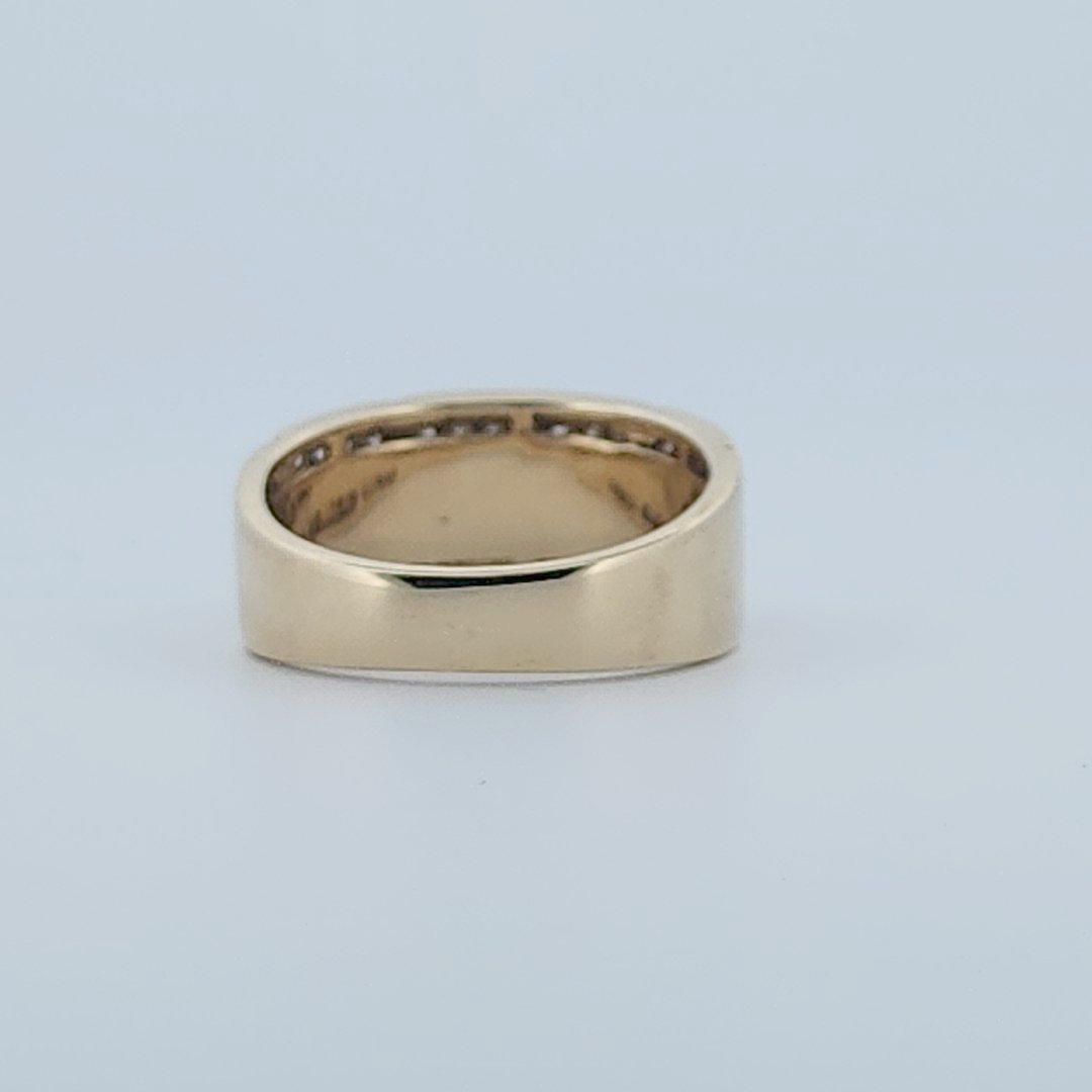 Gents Ring, Natural Diamonds (1.00CTW), 10K Yellow Gold